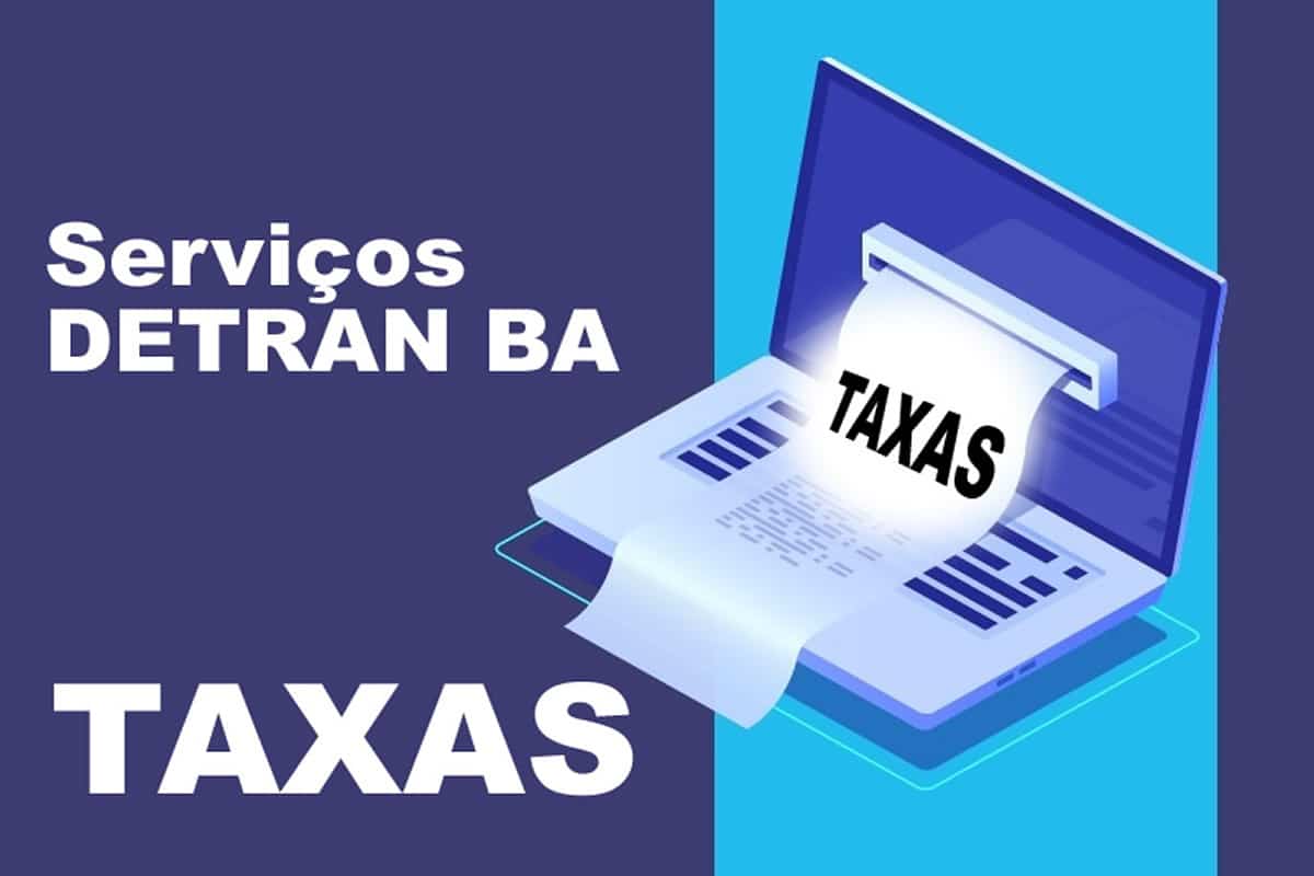 detran ba consultar taxas serviços