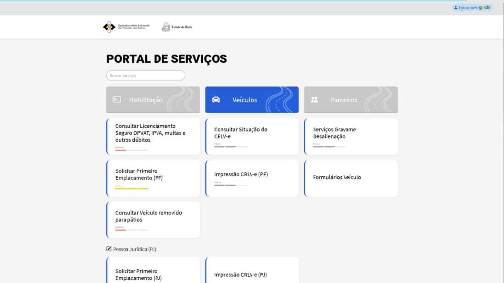 consulta de multa no site do detranba www.detran.ba.gov.br