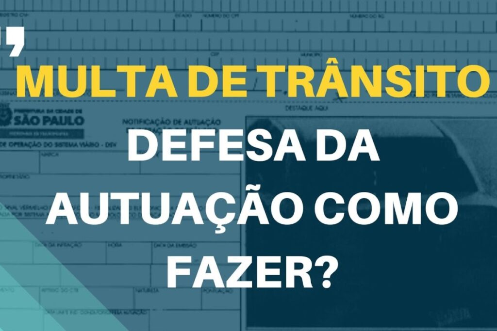 Defesa de Autuação,DETRAN BA