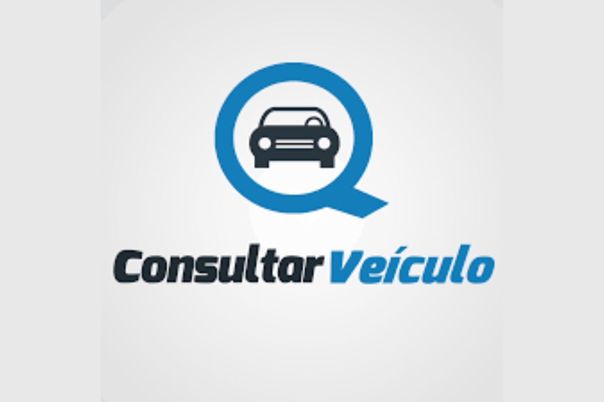 Logo "Consultar Veículo" com ícone de carro.