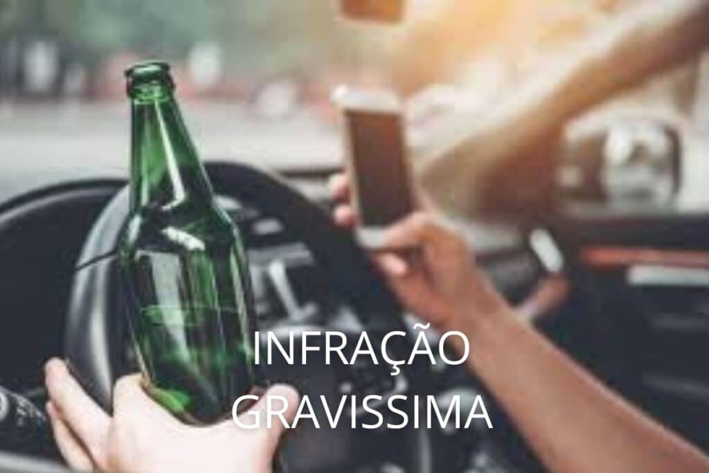 Condução perigosa: álcool e celular no volante