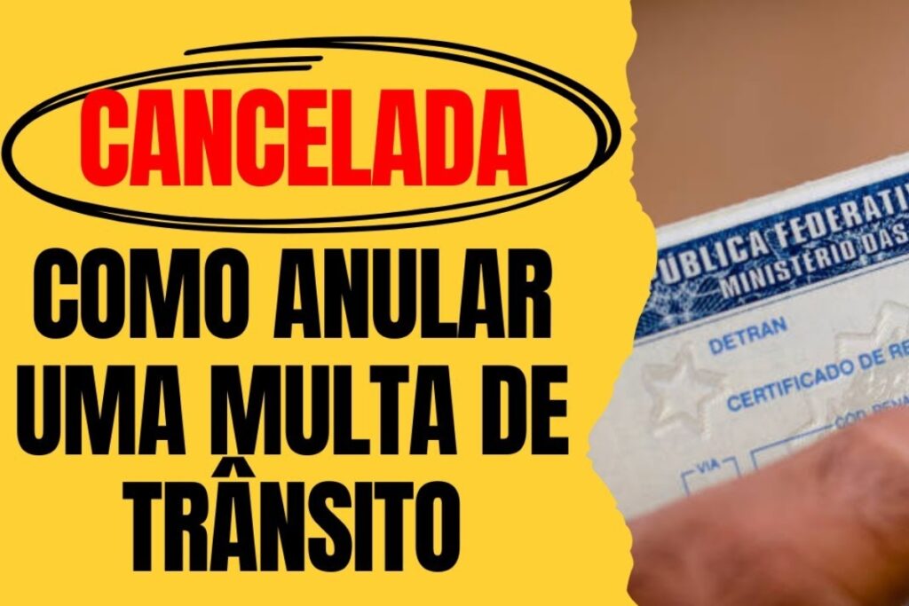 Cancelar multa de trânsito