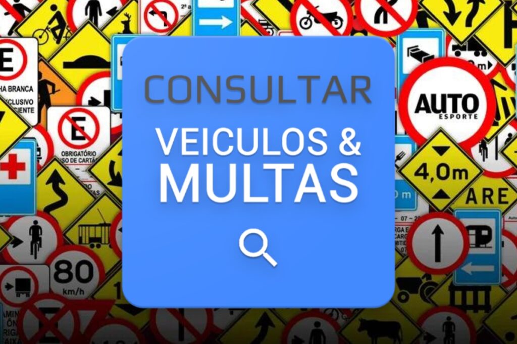 Consultar veículos e multas online.