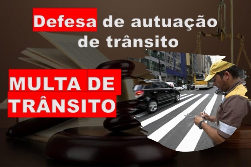 Defesa de autuação de multa de trânsito.