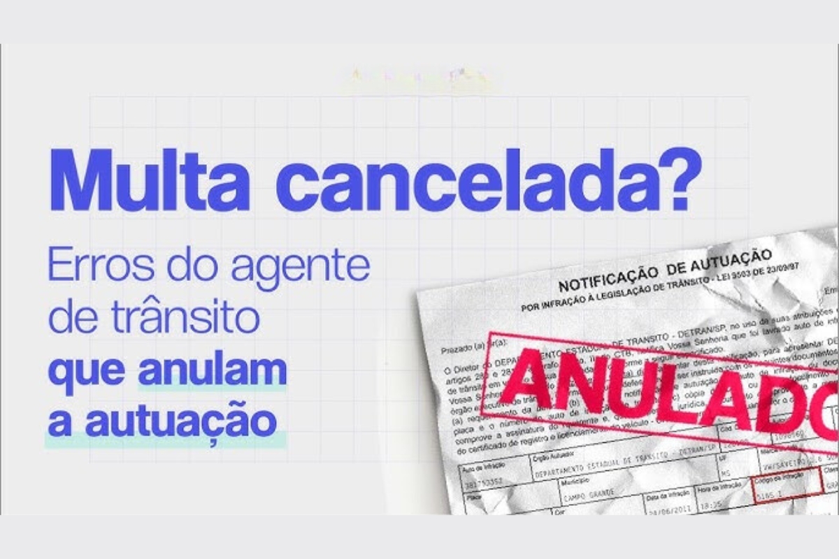 Erros que cancelam multas de trânsito