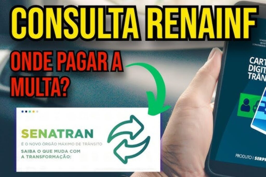 Consulta RENAINF, onde pagar a multa?