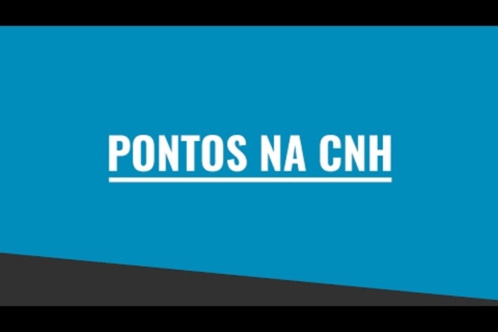 Informações sobre pontos na CNH