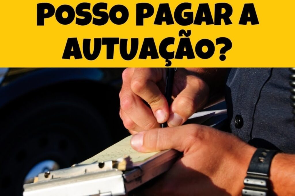 Posso pagar a multa de trânsito?