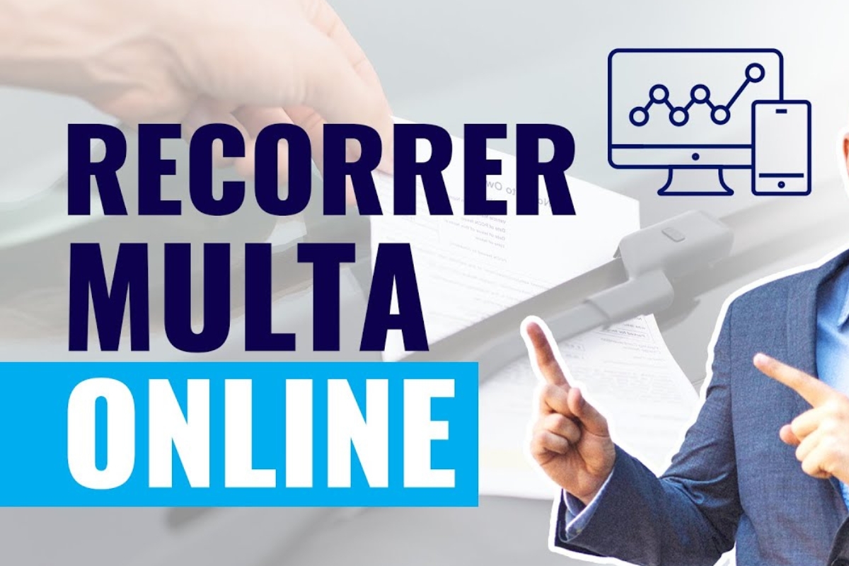 Recorrer multa online com instruções.