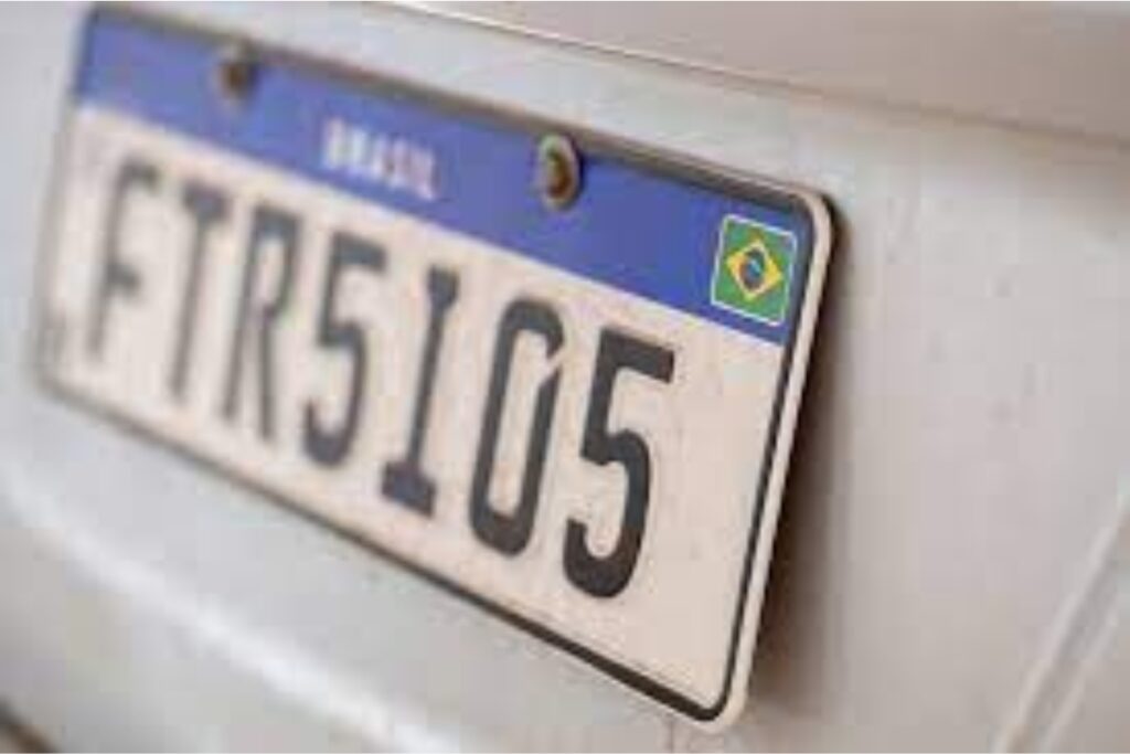 Placa de carro do Brasil